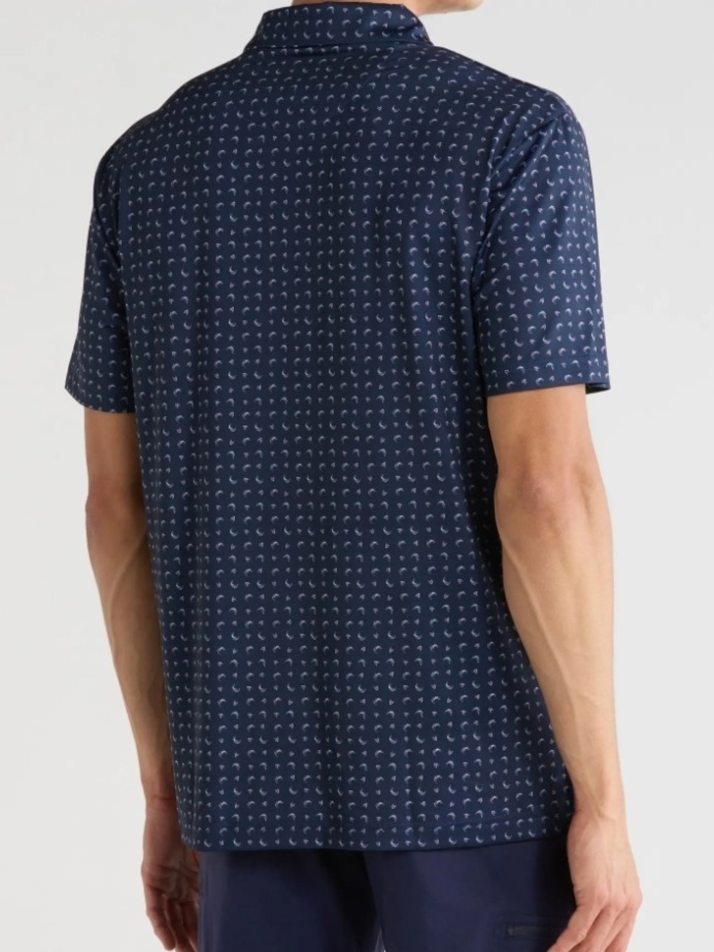 Callaway Navy Micro-Pattern Performance Polo - Picture 2 of 6